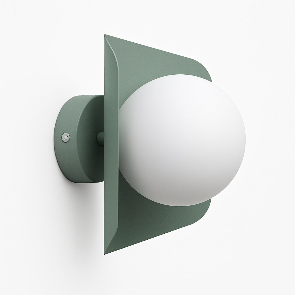 Applique murale hexagonale LED E27 Rose Vert Gris Jaune 24cm Chambre Salon Boule Applique murale Hexagone Géométrique Chambre d'enfant Hall | Restfield