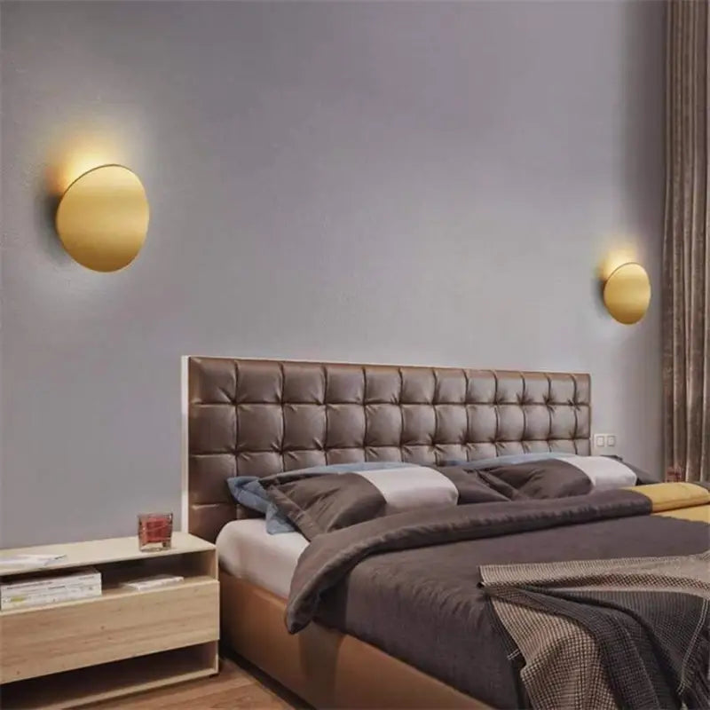 Wandlamp Gang Scandinavisch Aluminium Acryl Zwart Wit Goud 18cm LED Warm Wit Modern | Sansoti