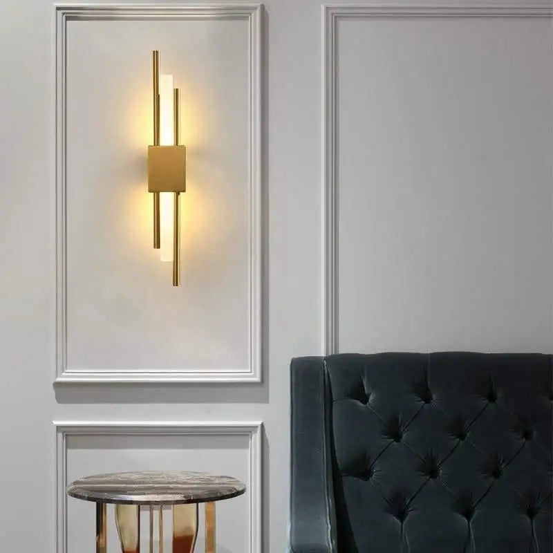 Wandlamp Goud Design Aluminium LED G4 15W Modern Woonkamer Slaapkamer Hal Luxe | Sansoti