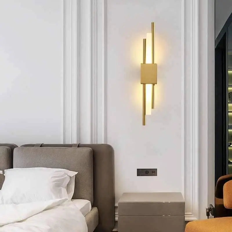 Wandlamp Goud Design Aluminium LED G4 15W Modern Woonkamer Slaapkamer Hal Luxe | Sansoti