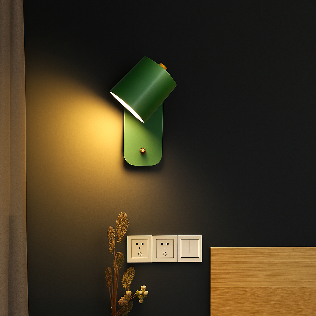 Wandleuchte Metall E27 Schwarz Weiß Schlafzimmer Wohnzimmer Schalter Nordische Wandlampe Leselampe Treppe Flur Nachttischlampe | Restfield