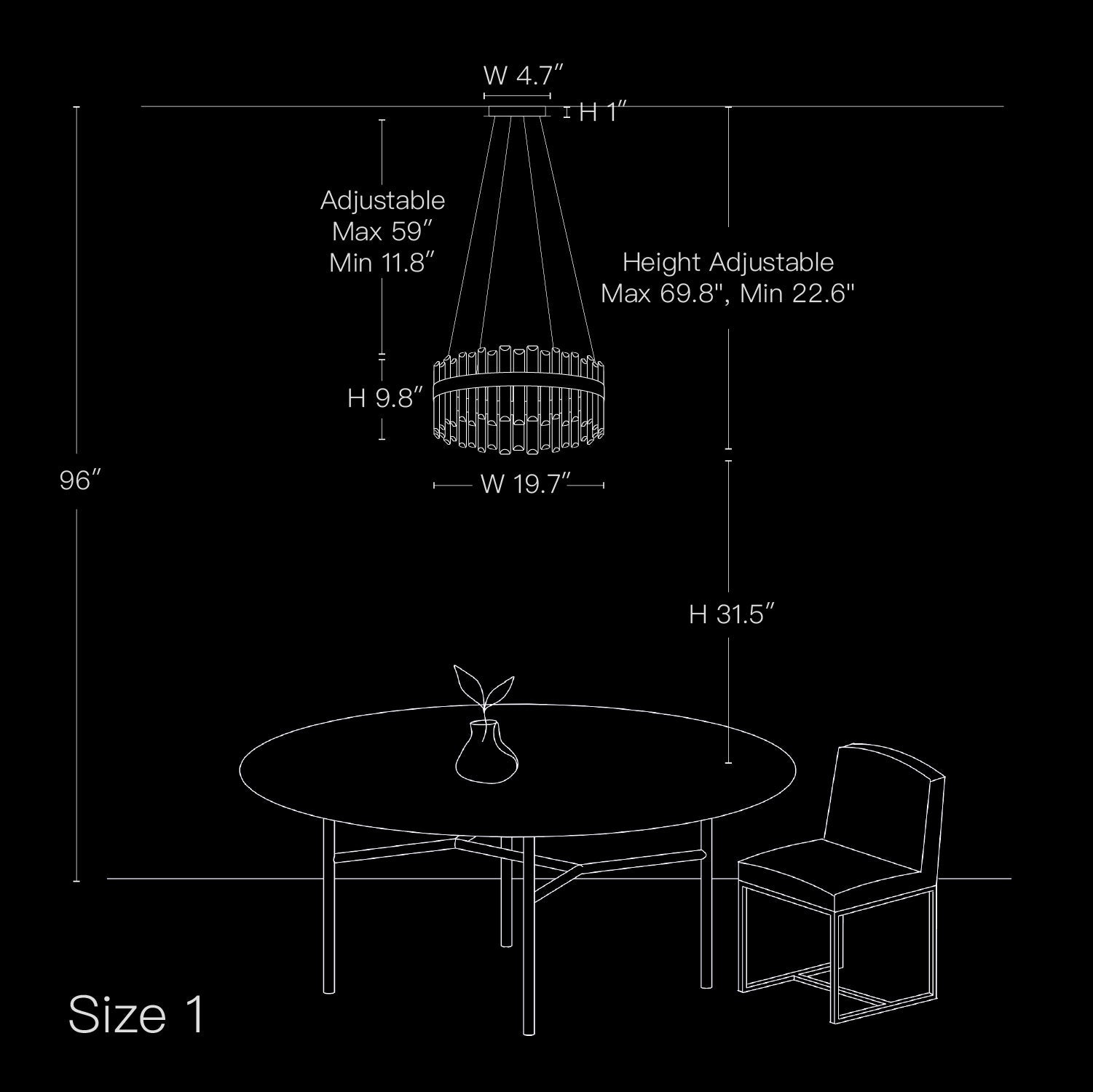 Lustre en cristal Rond Or Cristal K9 12-20 Lumières Luxe Plafonnier | Restfield