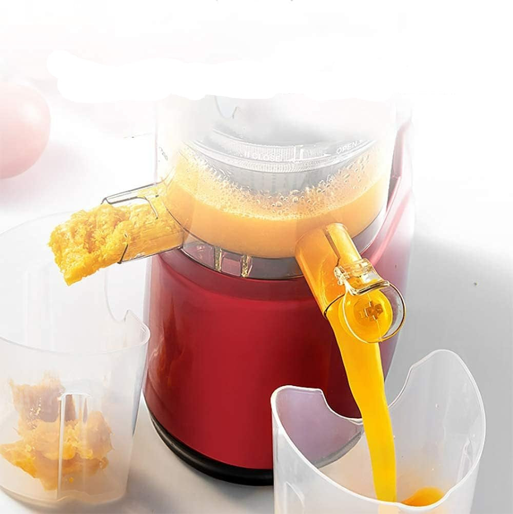 Elektrische Sapcentrifuge 90mm voor Groenten en Fruit met Pulpscheiding Automatische Persing Slow Juicer | Sansoti