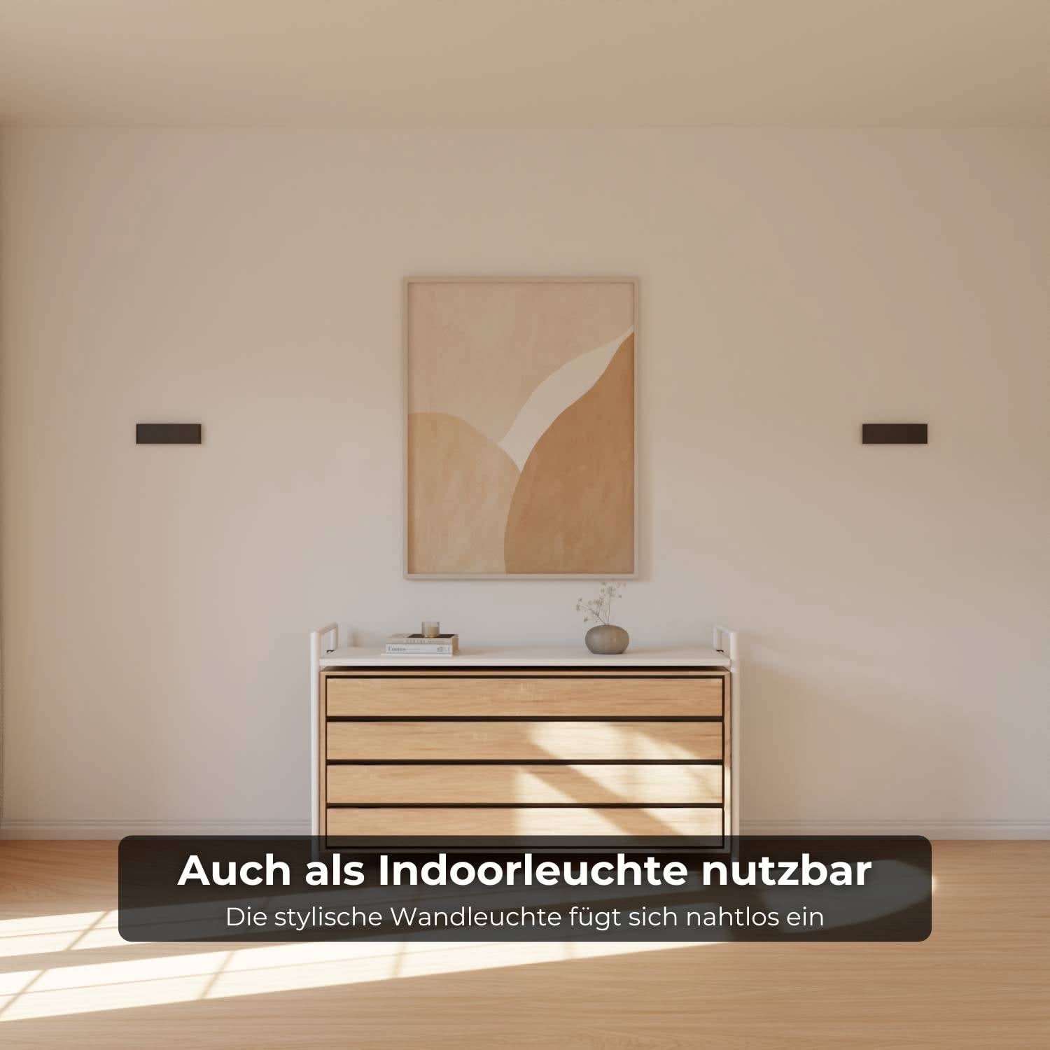 Minimalistische LED-Wandleuchte für Außen- und Innenbereiche mit Up-Down-Licht | Restfield