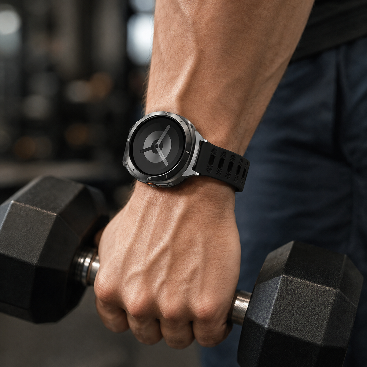 Sportuhrarmband aus belüftetem Silikon für Smartwatches, 40 mm, 44 mm, 46 mm, 47 mm, Fitnessarmband, Training, Sport | Sansoti