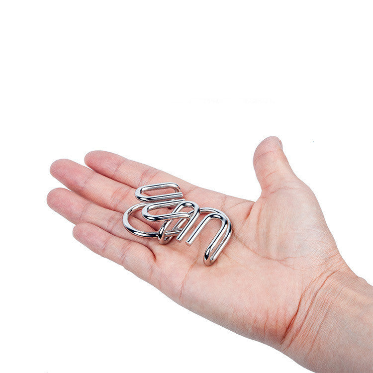 Metalen Hersenbrekers Puzzelset – Denkuitdaging Geschenkset voor Logisch Redeneren | Sansoti