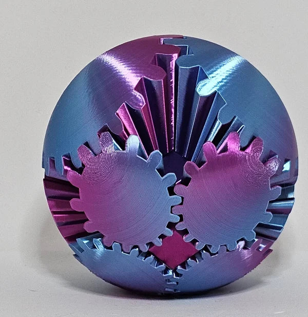 3D Relaxation Ball with Gears for Concentration Stress Relief Office Home Work Studying Focus | Sansoti