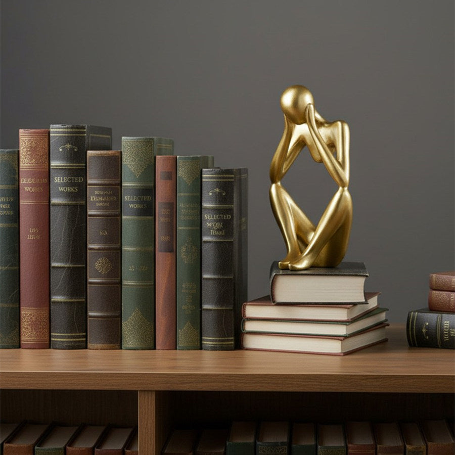 Geometrische Hondenbeeldje van IJzer – Minimalistisch Decoratief Sculptuur voor Bureau | Sansoti