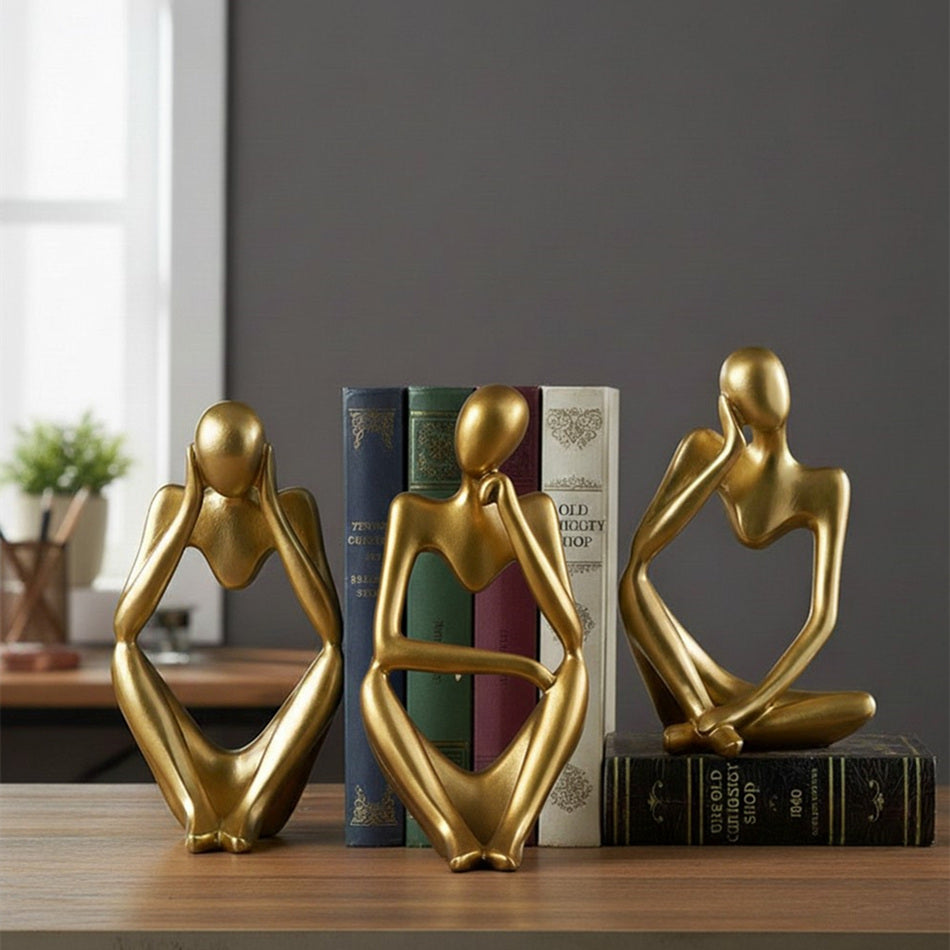 Geometrische Hondenbeeldje van IJzer – Minimalistisch Decoratief Sculptuur voor Bureau | Sansoti