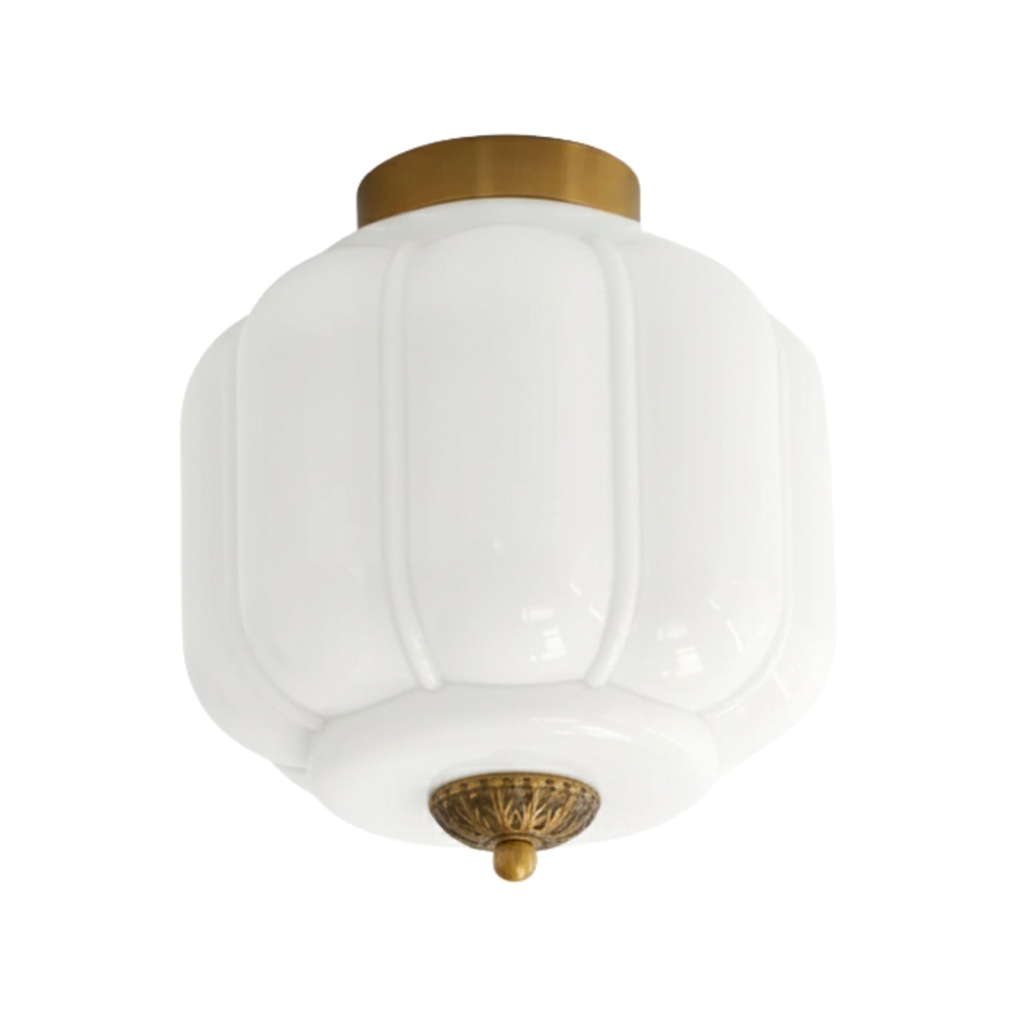 Plafondlamp Melkglas Glazen Kap Moderne Verlichting Scandinavische Stijl Woonkamer Eetkamer Slaapkamer Flush Mount | Sansoti