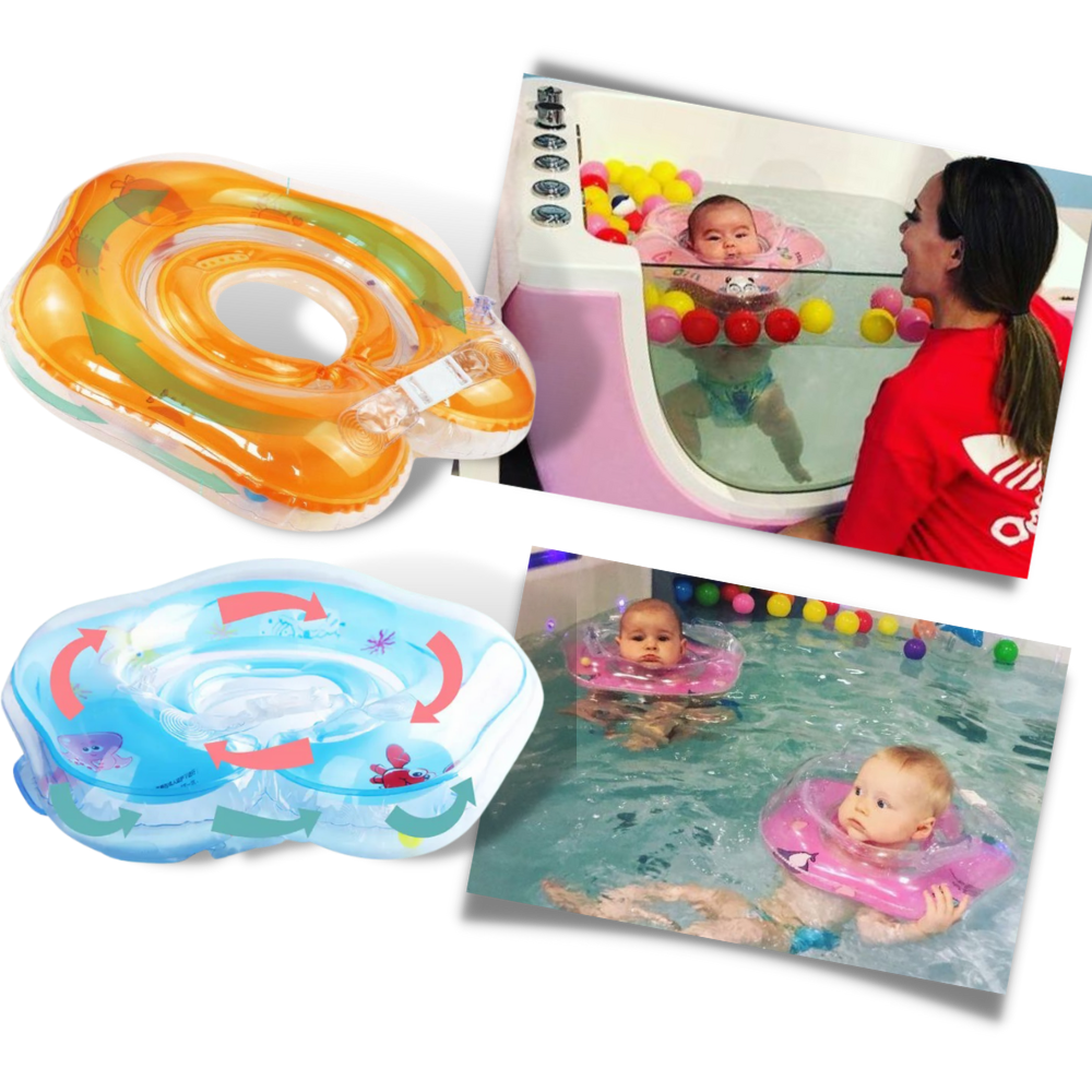 Baby Zwemkraag voor Nekondersteuning 6-24 Maanden Veilig Drijven PVC | Sansoti