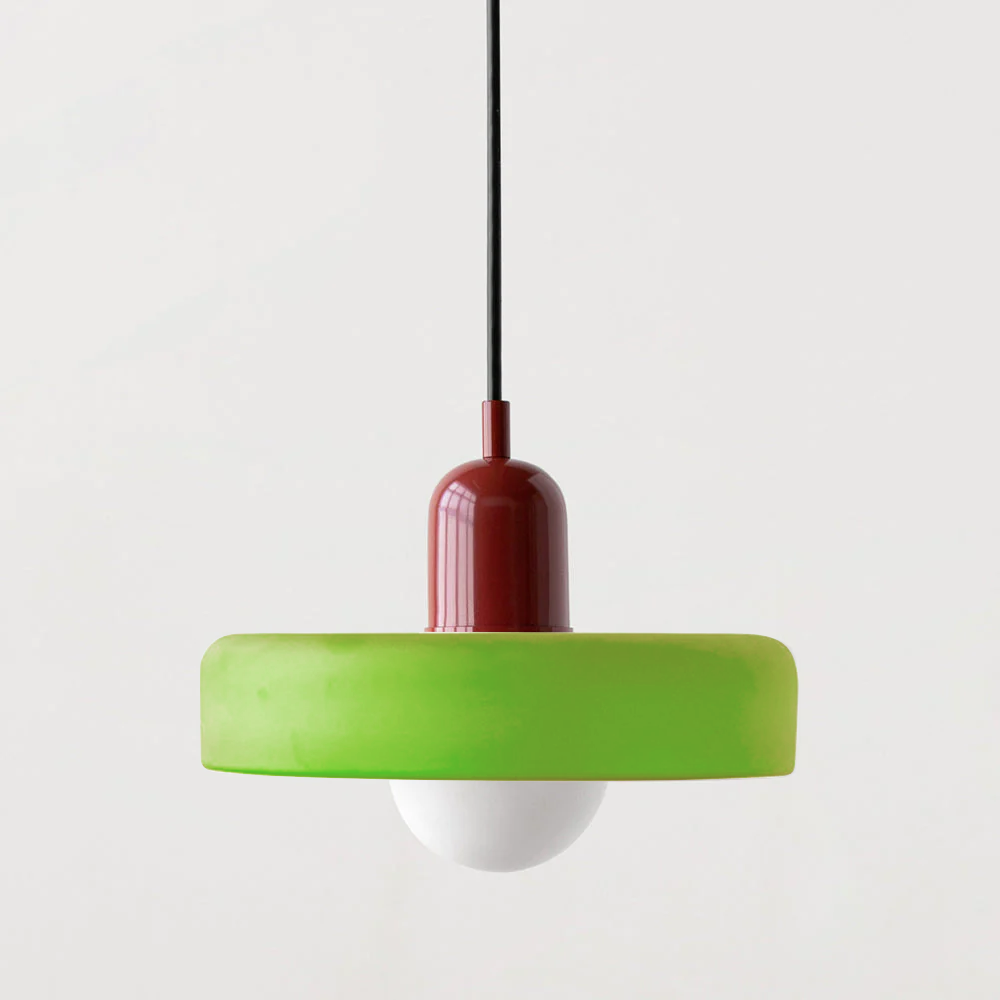 Geometrische Pendelleuchte Farbglas E27 Verstellbar Esstisch Kücheninsel Retro-Design Stimmungsbeleuchtung | Sansoti