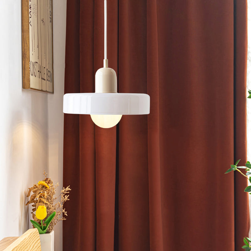 Geometrische Pendelleuchte Farbglas E27 Verstellbar Esstisch Kücheninsel Retro-Design Stimmungsbeleuchtung | Sansoti