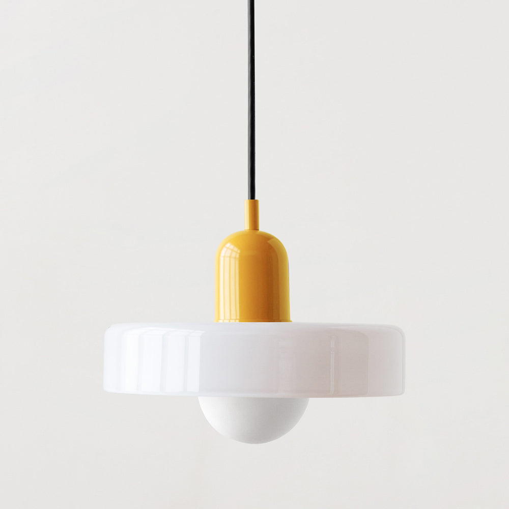 Geometrische Pendelleuchte Farbglas E27 Verstellbar Esstisch Kücheninsel Retro-Design Stimmungsbeleuchtung | Sansoti