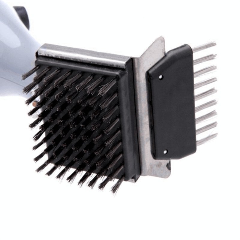 Steam Cleaning Brush for BBQ and Grill – Stainless Steel Bristles with Ergonomic Handle | Sansoti
