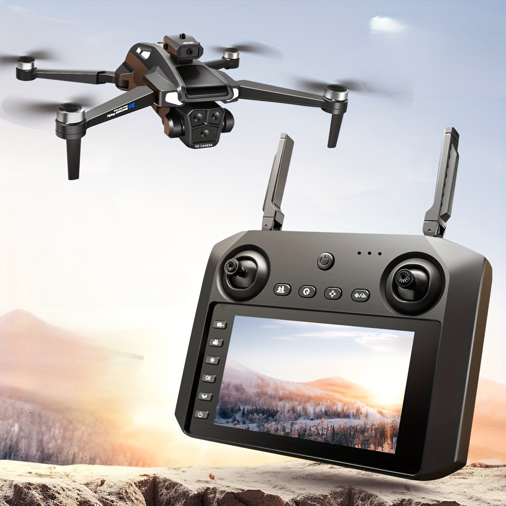 Opvouwbare Drone met Triple Camera 5G WiFi Obstakelvermijding voor Luchtfotografie Video en Professionele Opnames | Sansoti