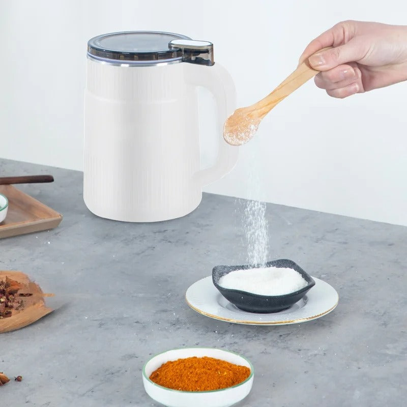 Kompakte elektrische Kaffeemühle aus Edelstahl, 300 W, für Kaffeebohnen, Getreide und Gewürze, geräuscharmes Küchengerät | Sansoti