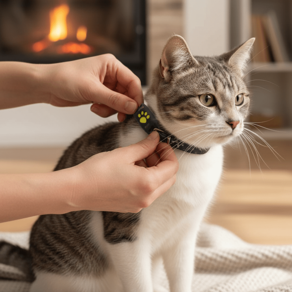 GPS-Tracker voor Huisdieren 2x2cm Realtime Locatie via App | Sansoti