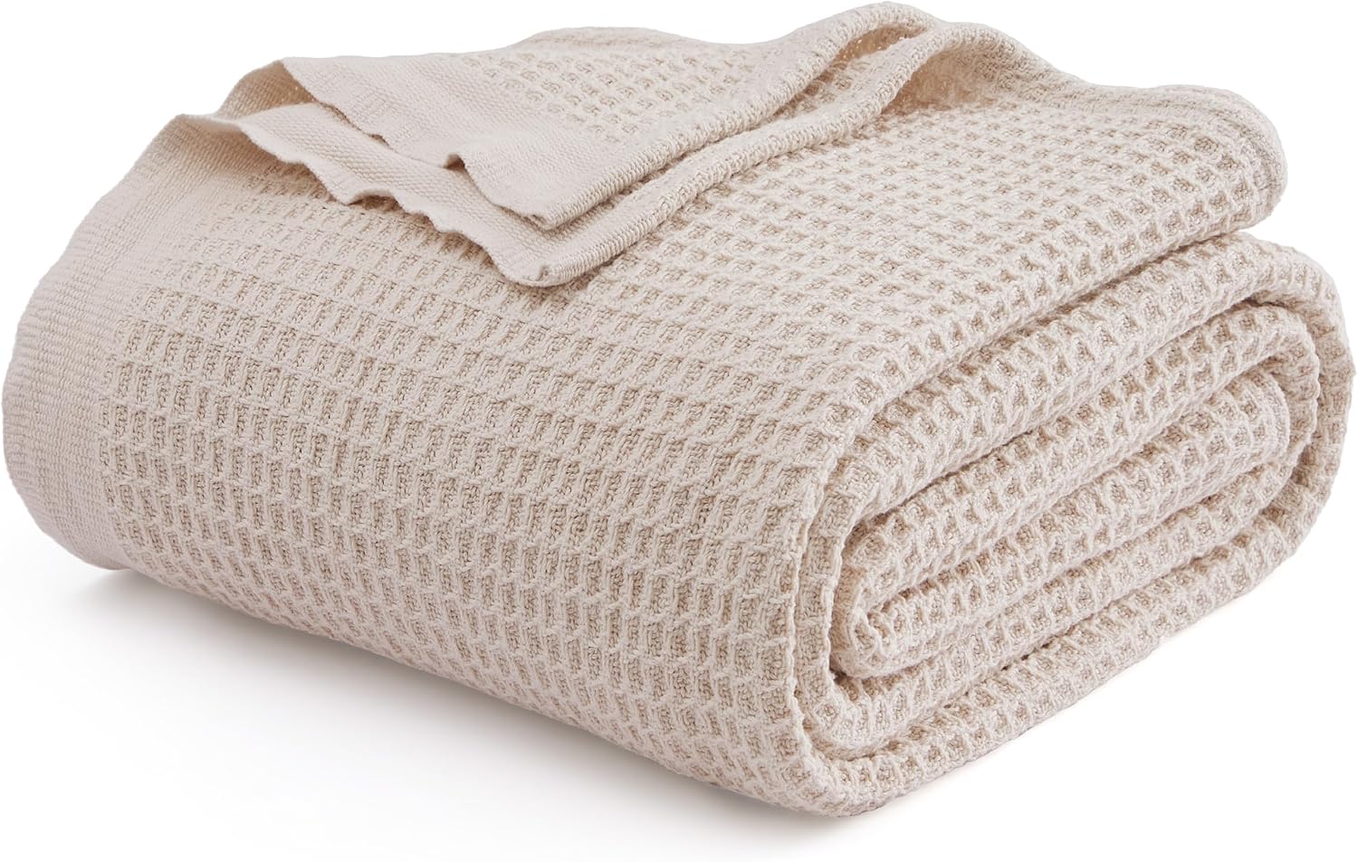 Lichtgewicht Katoenen Wafelplaid Tweepersoonsbed Zacht Ademend Deken Scandinavisch Design 90x90 cm Woonkamer | Sansoti
