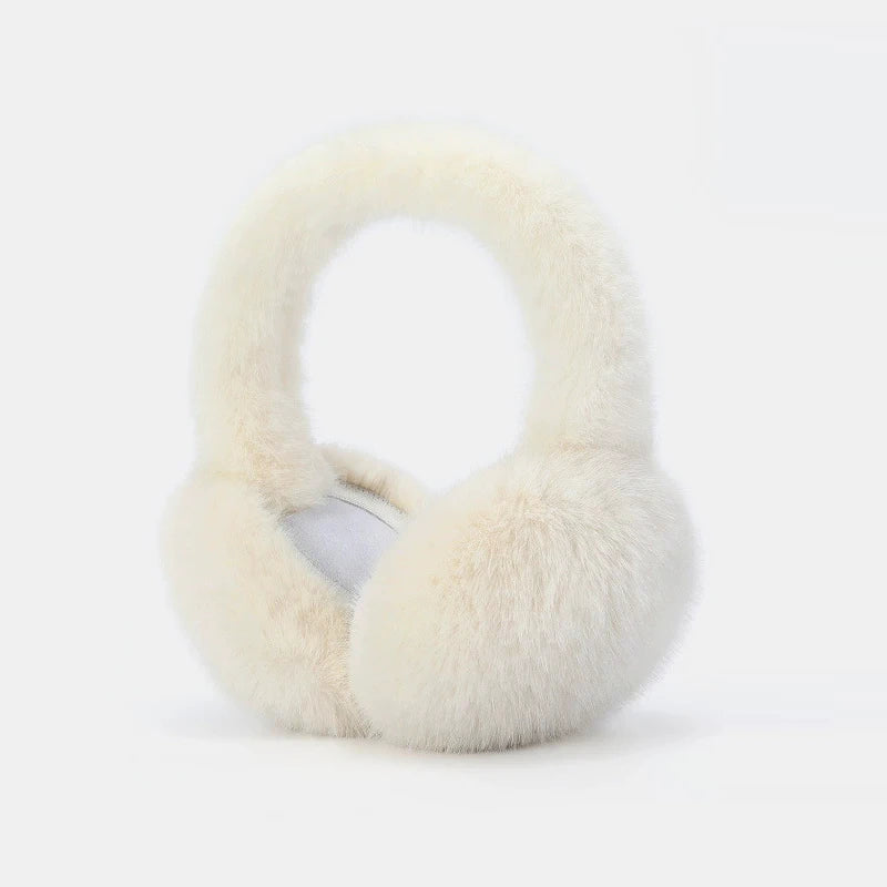 Pluche Oorwarmers Winter met Opvouwbaar Design voor Dames en Heren Comfortabel Zacht Luxe Warmte Accessoire | Sansoti