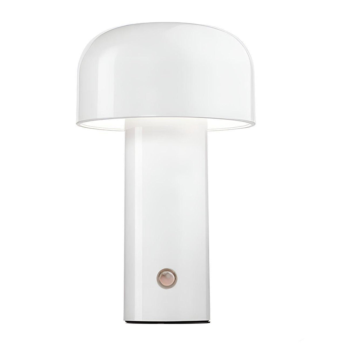 Lampe de table LED rechargeable au design champignon, sans fil et à intensité réglable, éclairage d’ambiance pour salon, chambre et salle à manger | Sansoti