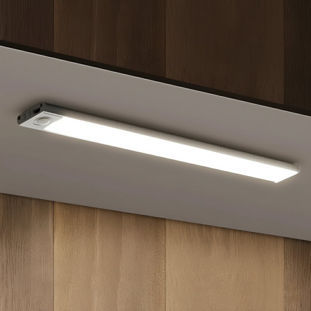 Oplaadbare Bewegingssensor LED Verlichting Draadloos Kleefmontage Nachtlampje Gang Kast Trap Automatische Sensor Slank Modern Design | Sansoti