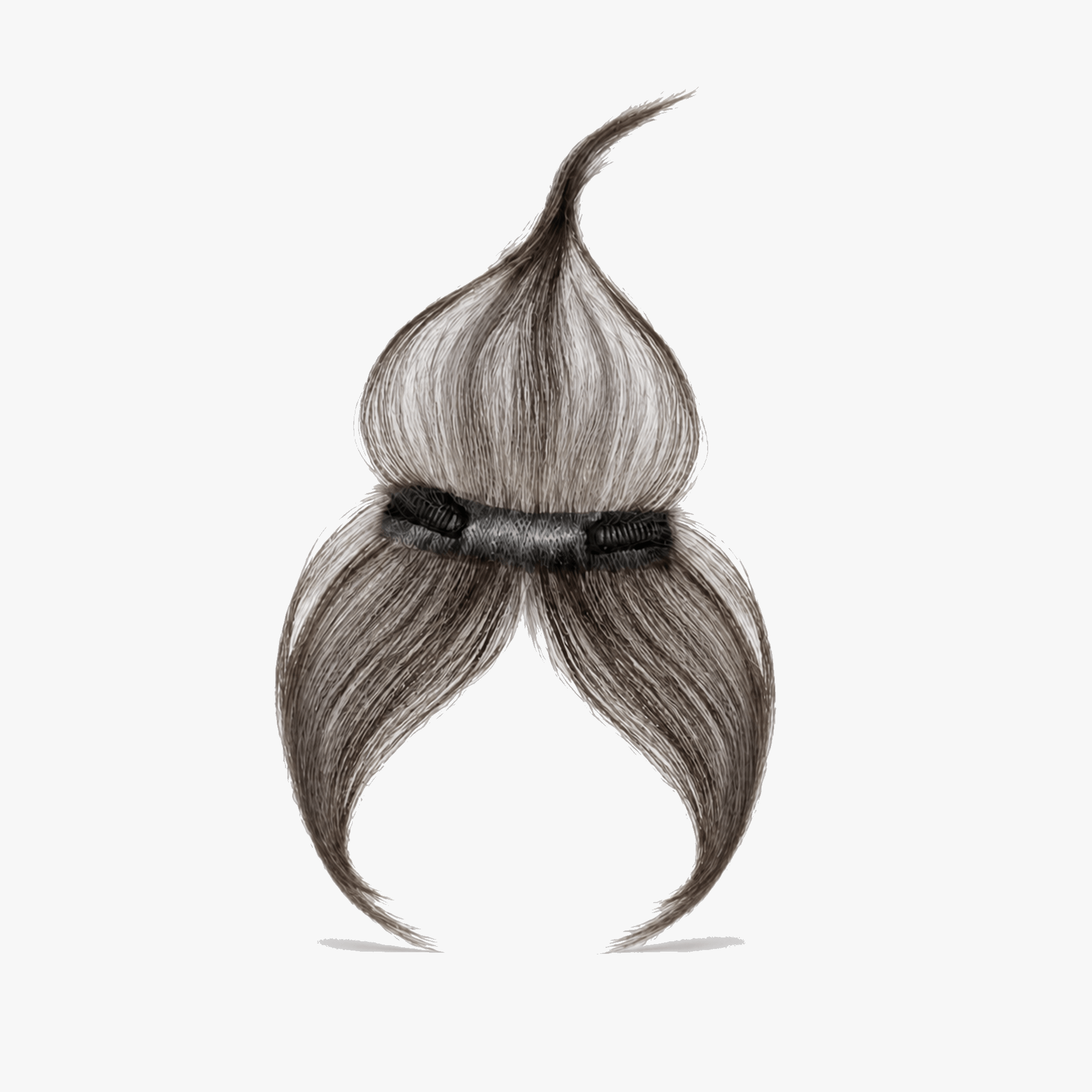 Clip-in Pony Haarstuk met Dubbele Clip – Direct Ponylook zonder Knippen | Sansoti