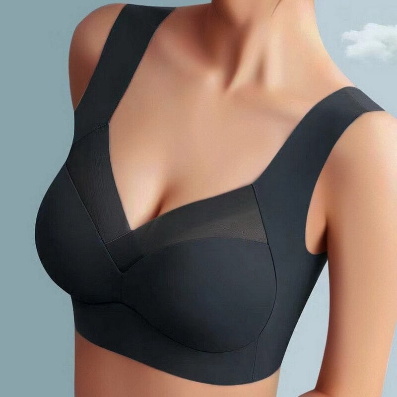 Drahtloser nahtloser Damen-Stütz-BH mit weichem Push-up-Effekt, elastisch und bequem für den täglichen Gebrauch | Sansoti