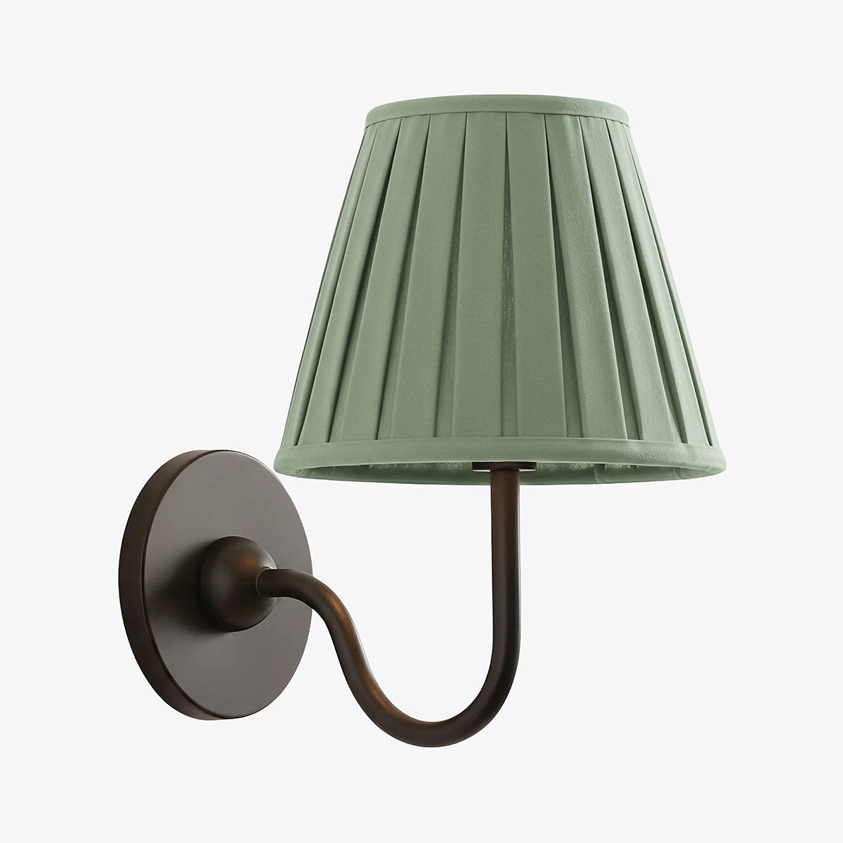 Wandlamp met Geplisseerde Stoffen Kap – Klassieke Verlichting voor Slaapkamer en Woonkamer | Sansoti