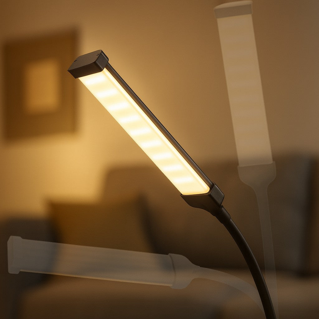 Stalen Vloerlamp Zwart LED 140cm Verstelbaar Dimbaar met Afstandsbediening Leeslamp Scandinavisch Design | Sansoti