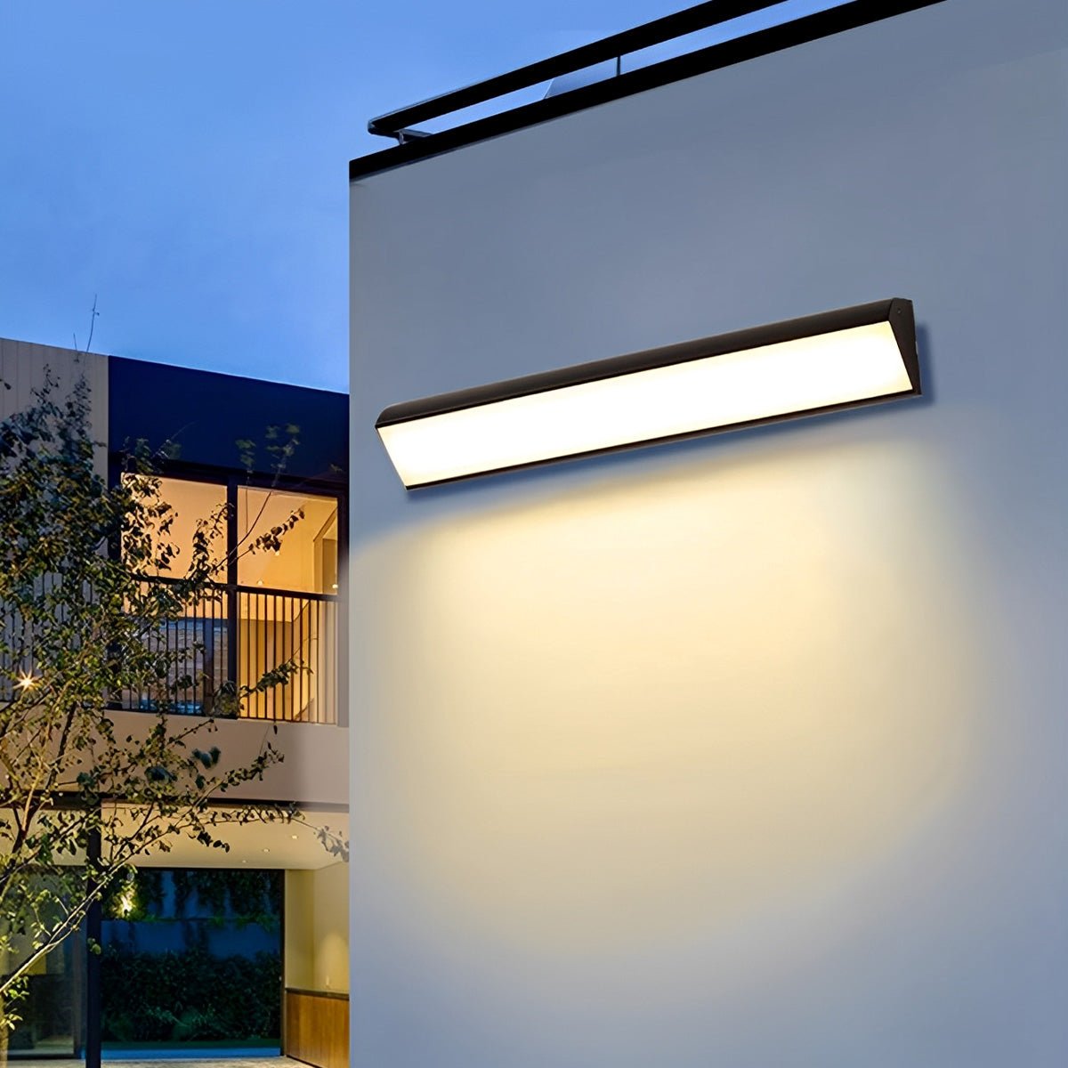 Waterdichte Buitenwandlamp LED Aluminium Zwart Verstelbaar Licht voor Gevel Veranda Tuin Tuinverlichting | Sansoti