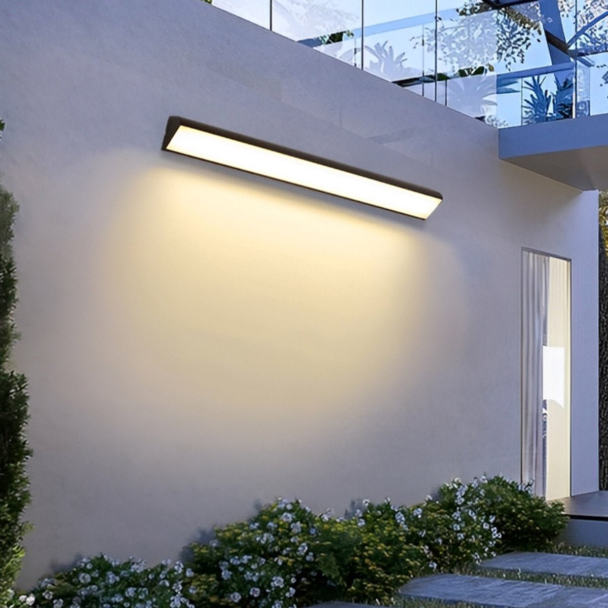 Waterdichte Buitenwandlamp LED Aluminium Zwart Verstelbaar Licht voor Gevel Veranda Tuin Tuinverlichting | Sansoti