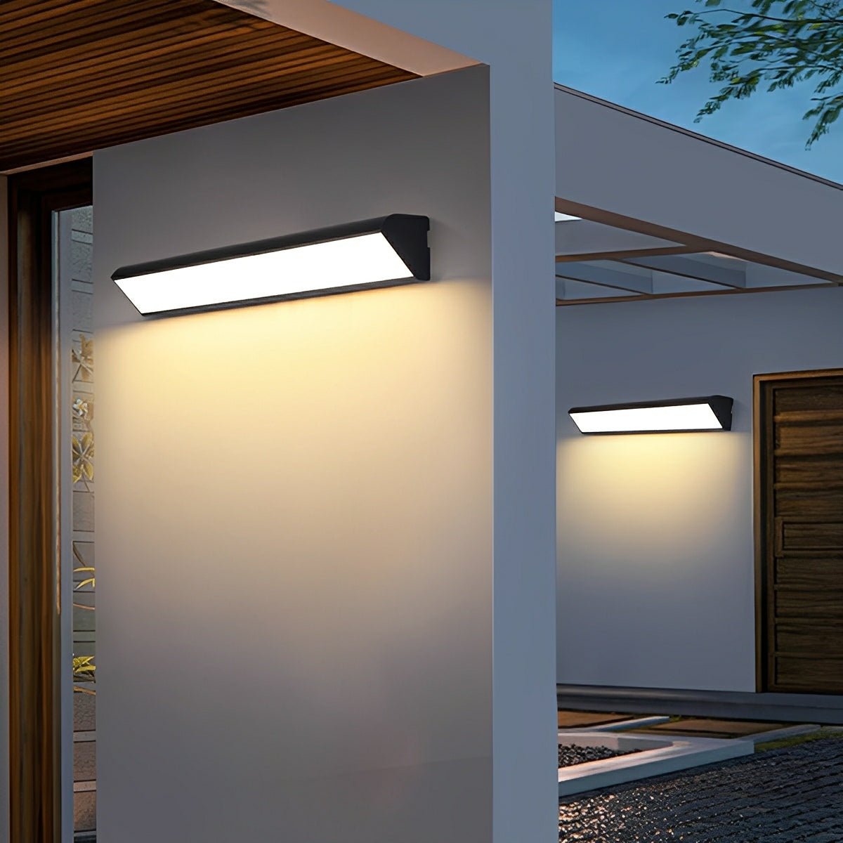 Waterdichte Buitenwandlamp LED Aluminium Zwart Verstelbaar Licht voor Gevel Veranda Tuin Tuinverlichting | Sansoti