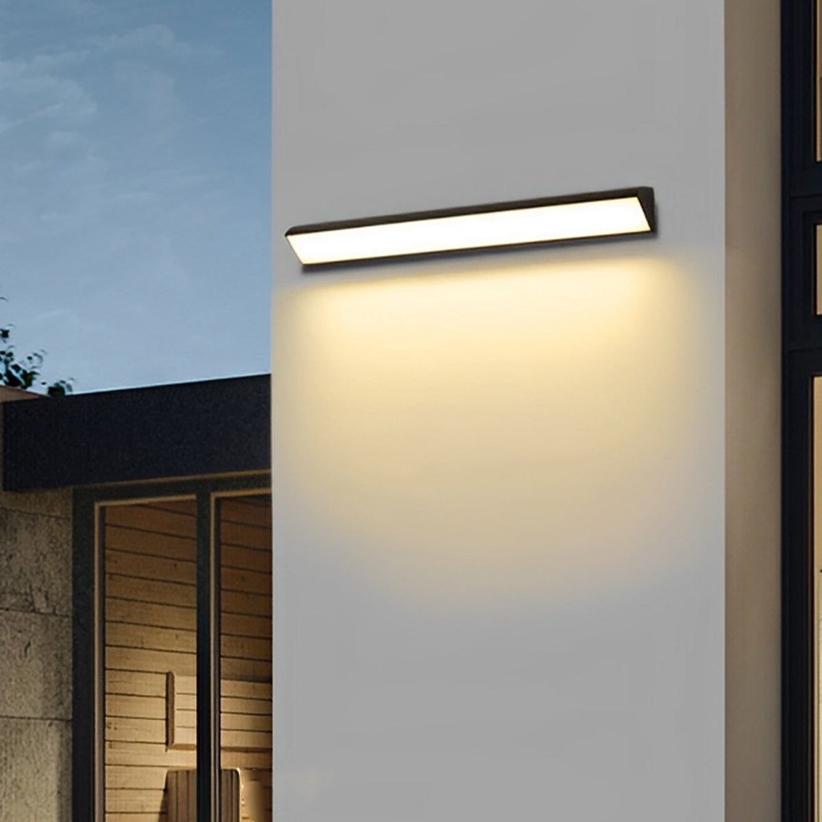 Waterdichte Buitenwandlamp LED Aluminium Zwart Verstelbaar Licht voor Gevel Veranda Tuin Tuinverlichting | Sansoti
