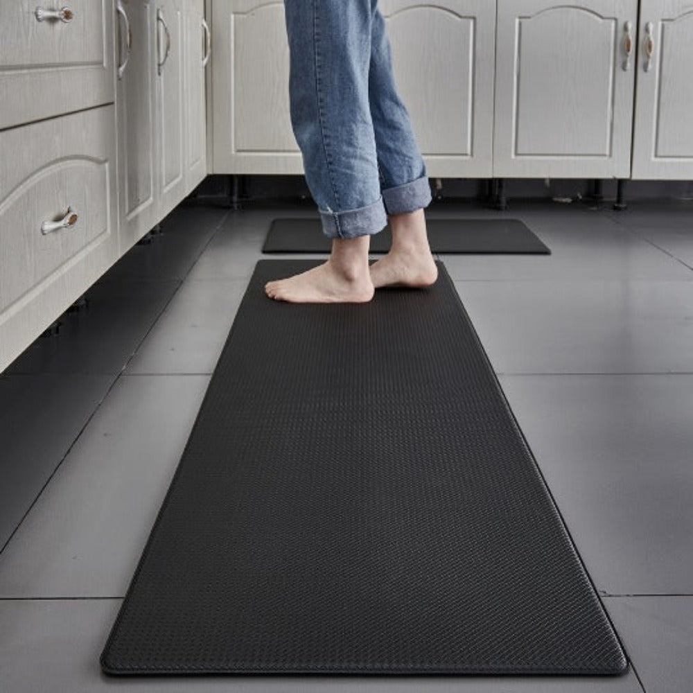 Keukenmat Antivermoeidheid Foam Rood Non-slip Waterbestendig Keuken Sta Mat Comfortmat Vloermat Lang Staan Koken | Sansoti