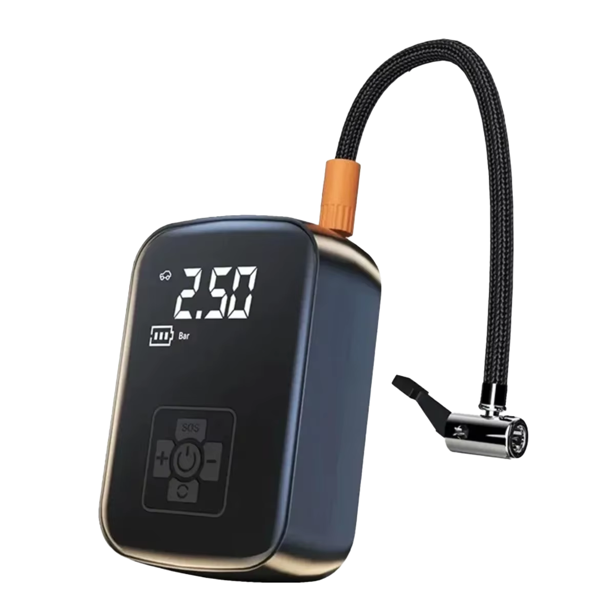 Cordless Digital Tyre Inflator 70L/min Car Motorcycle Bicycle Ball Compressor USB Rechargeable LED Lighting | Sansoti