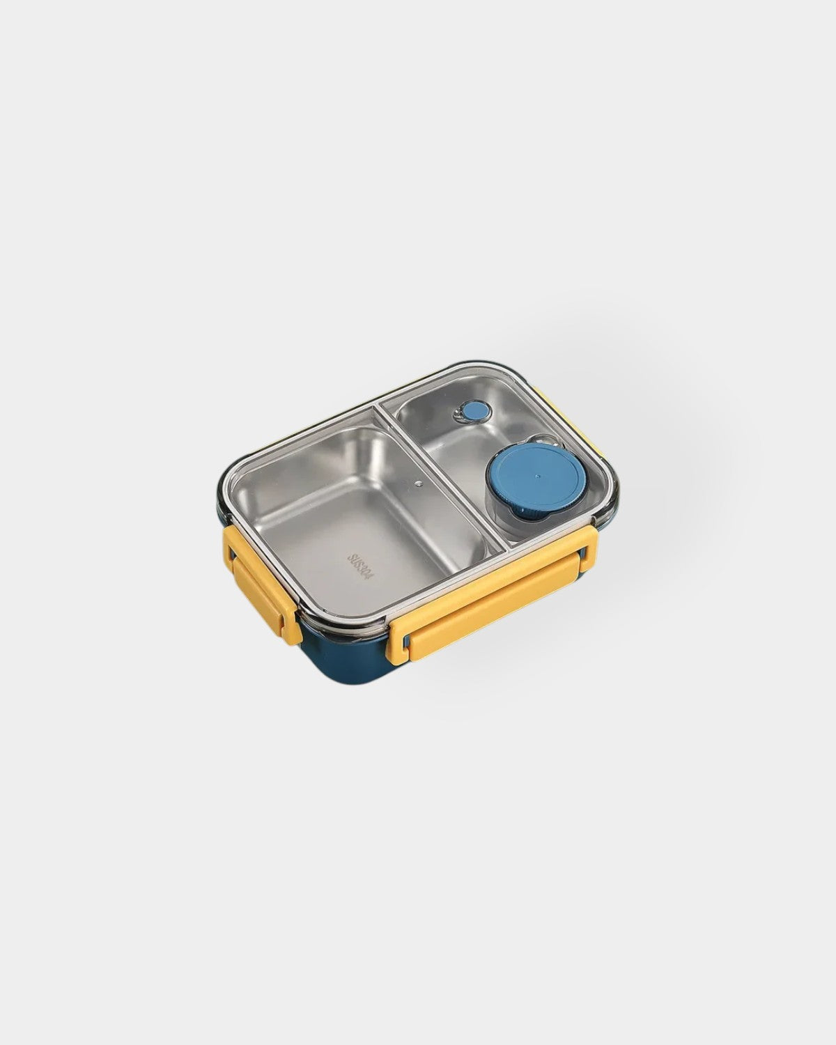 Geïsoleerde Lunchbox met Compartimenten - Warmhoudbakje voor Onderweg Groen Rood Blauw 2 of 3 Vakken - Premium Maaltijdcontainer Werk School Picknick | Sansoti