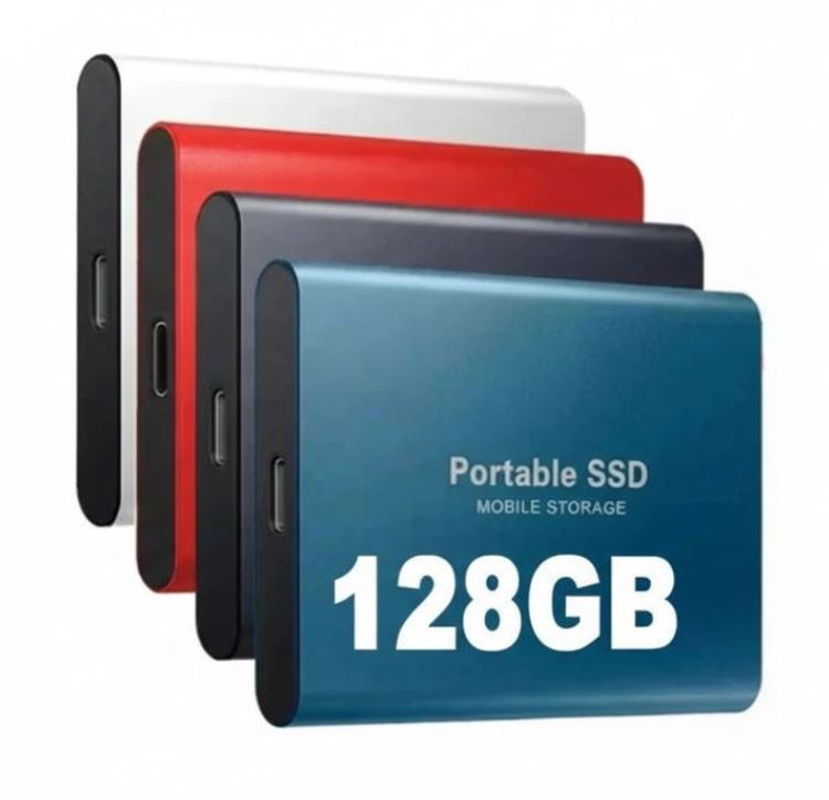 Externe SSD 128GB – Draagbare USB-C Opslag tot 1050 MB/s | Sansoti