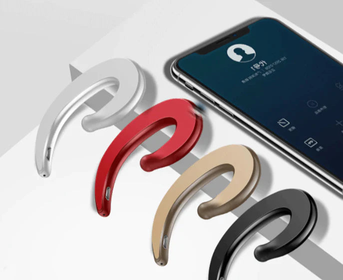 Wireless Bone Conduction Earbuds with Hook Design – Rechargeable & Waterproof | Sansoti