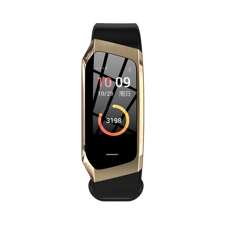 Slimme Fitness Tracker met Hartslagmeter en Bloeddrukfunctie - 24/7 Gezondheidsmonitoring & Sporttracking | Sansoti