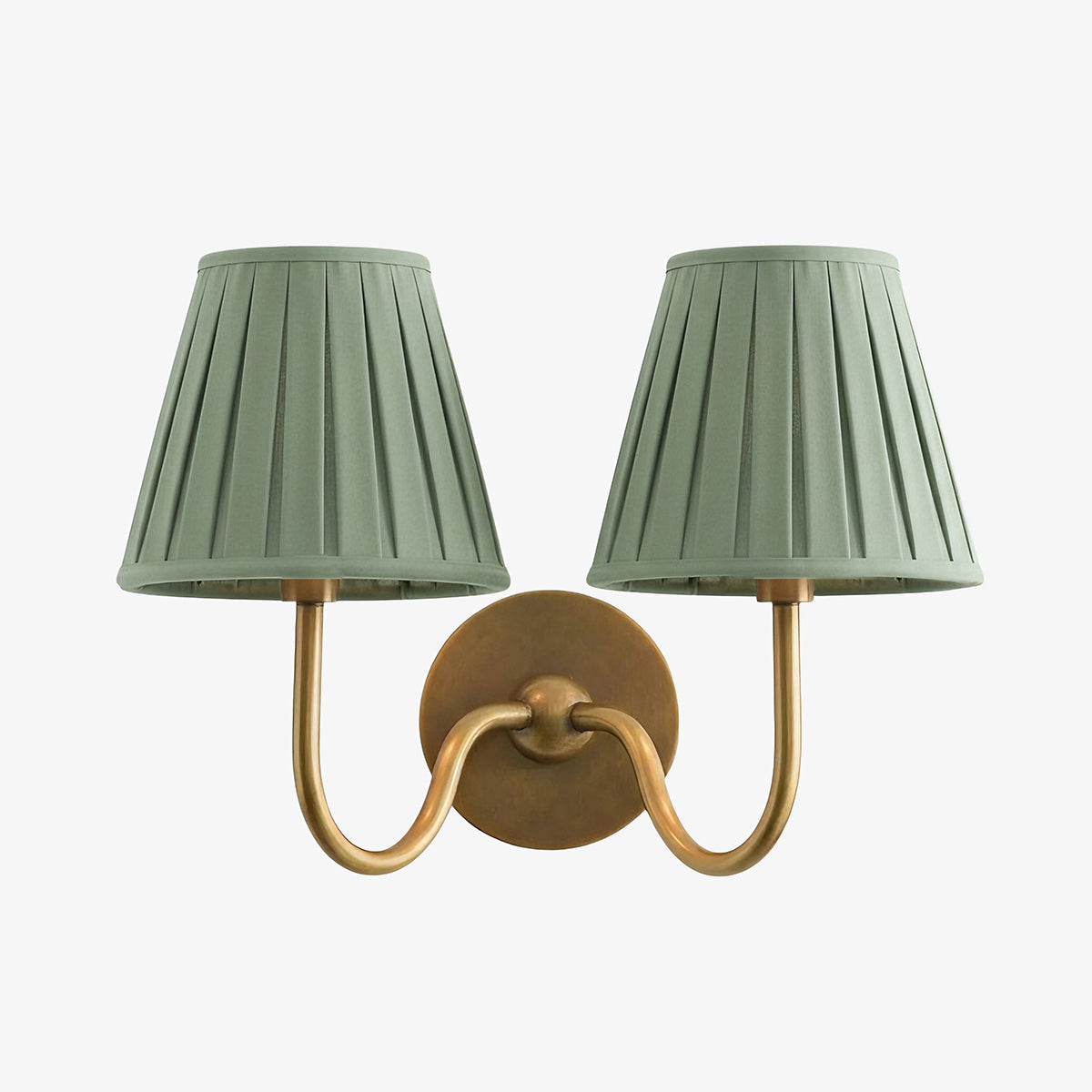 Wandlamp met Geplisseerde Stoffen Kap – Klassieke Verlichting voor Slaapkamer en Woonkamer | Sansoti
