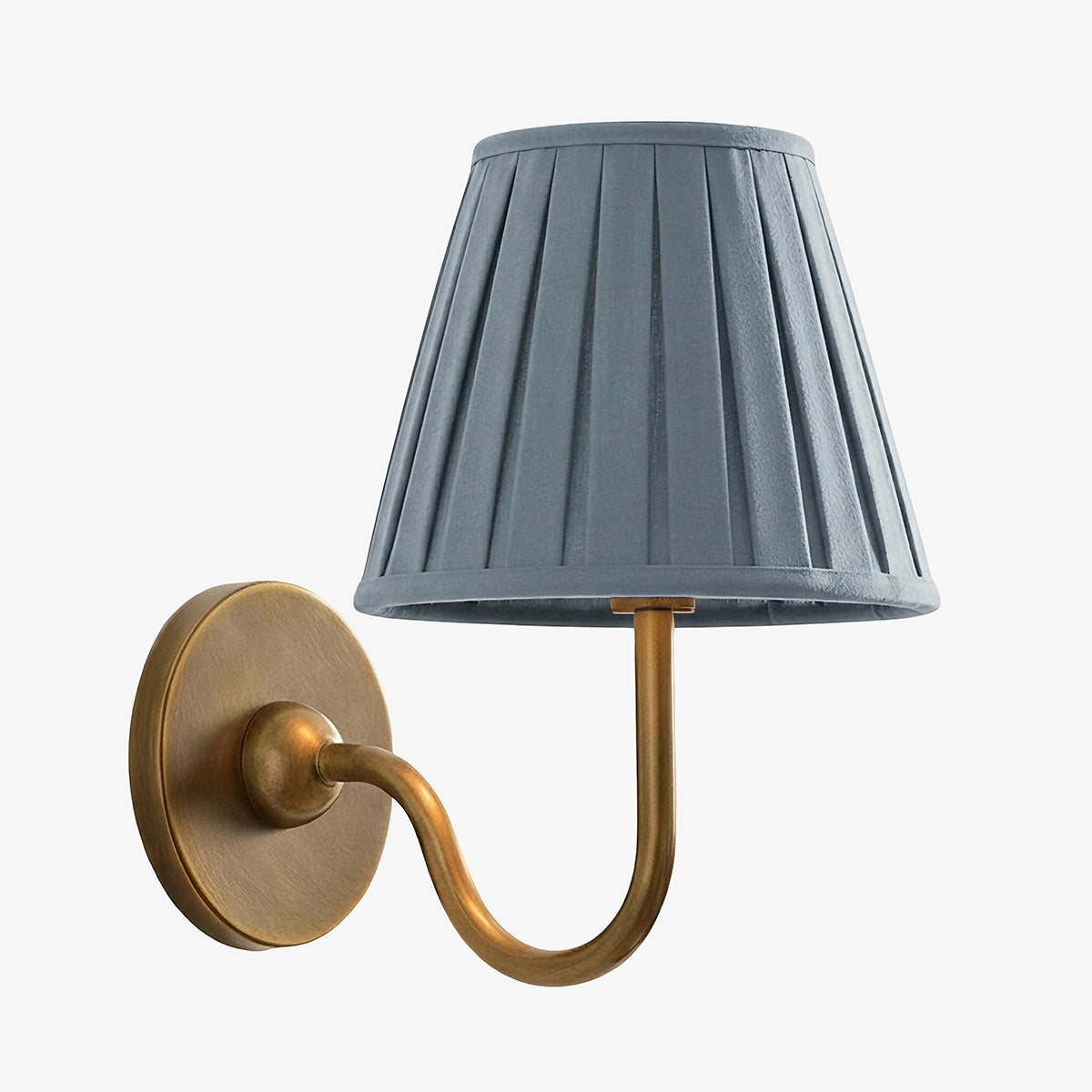Wandlamp met Geplisseerde Stoffen Kap – Klassieke Verlichting voor Slaapkamer en Woonkamer | Sansoti