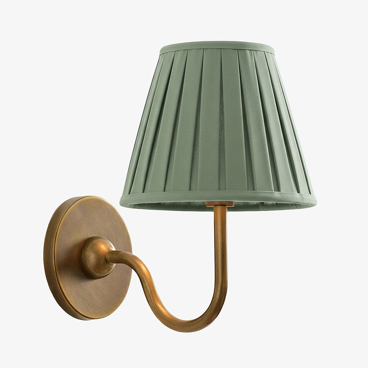 Wandlamp met Geplisseerde Stoffen Kap – Klassieke Verlichting voor Slaapkamer en Woonkamer | Sansoti