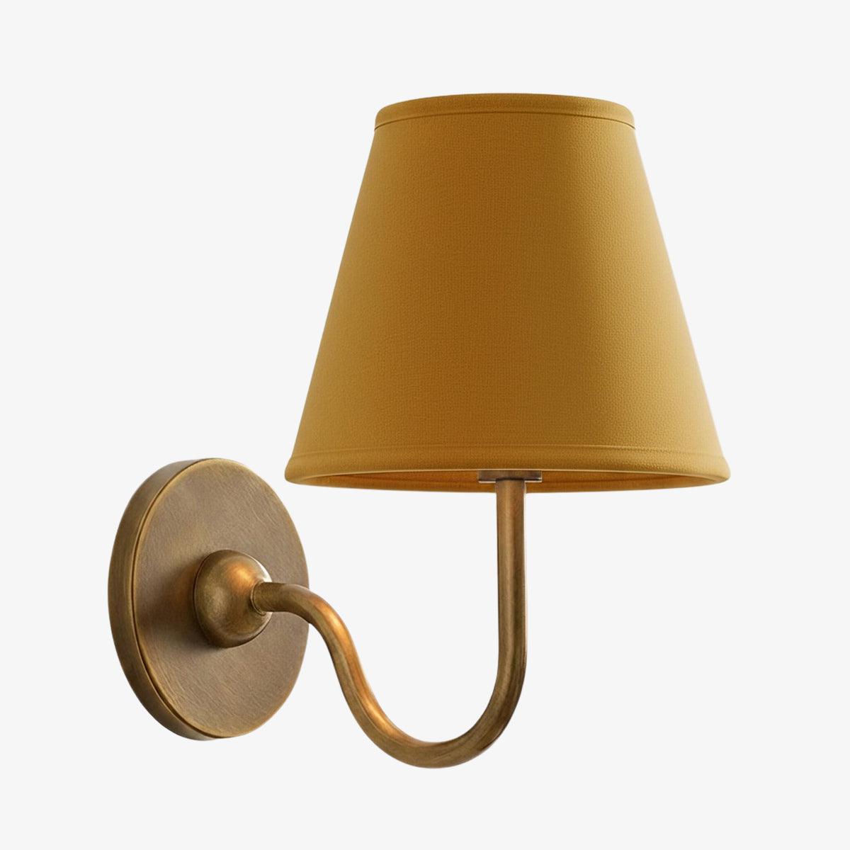 Wandlamp met Geplisseerde Stoffen Kap – Klassieke Verlichting voor Slaapkamer en Woonkamer | Sansoti