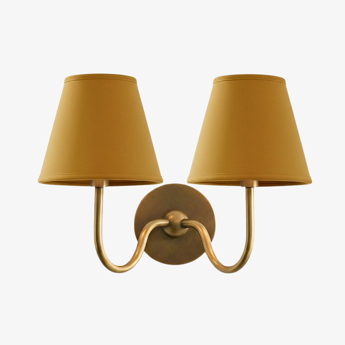 Wandlamp met Geplisseerde Stoffen Kap – Klassieke Verlichting voor Slaapkamer en Woonkamer | Sansoti