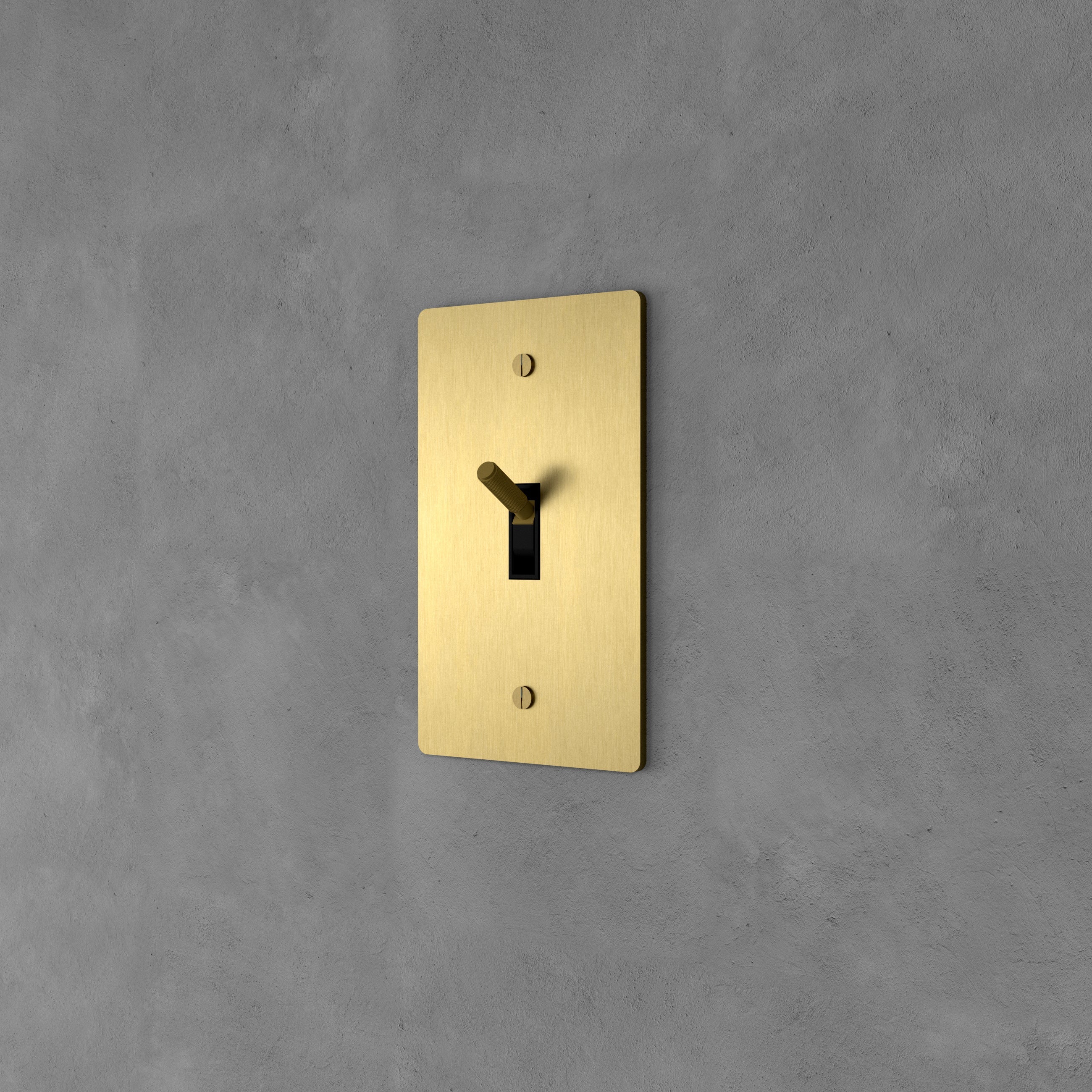 Luxe Messing Tuimelschakelaar Met Minimalistisch Design En Hoogwaardige Afwerking | Sansoti