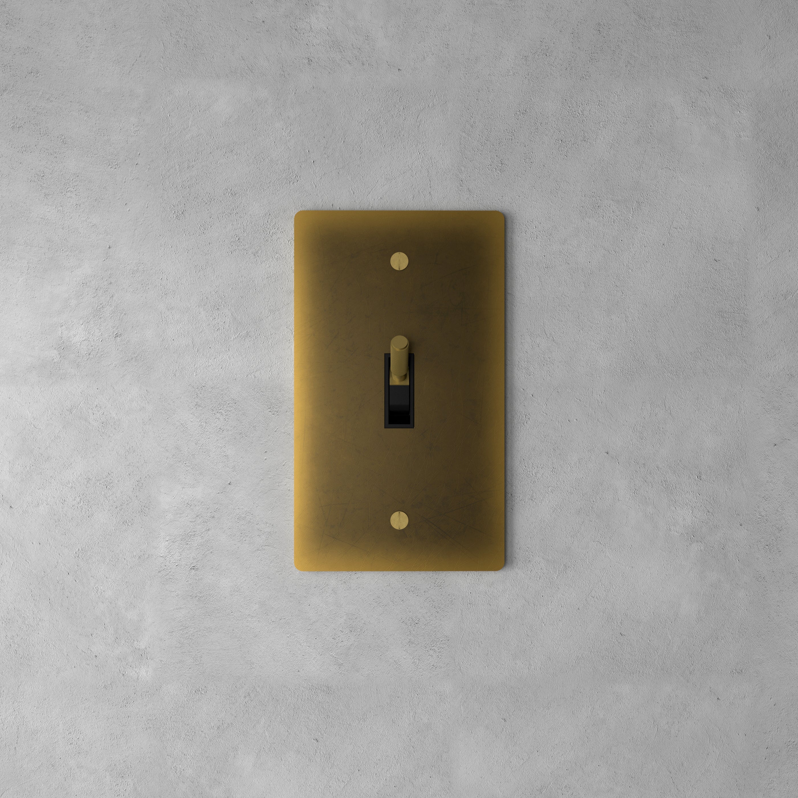 Luxe Messing Tuimelschakelaar Met Minimalistisch Design En Hoogwaardige Afwerking | Sansoti