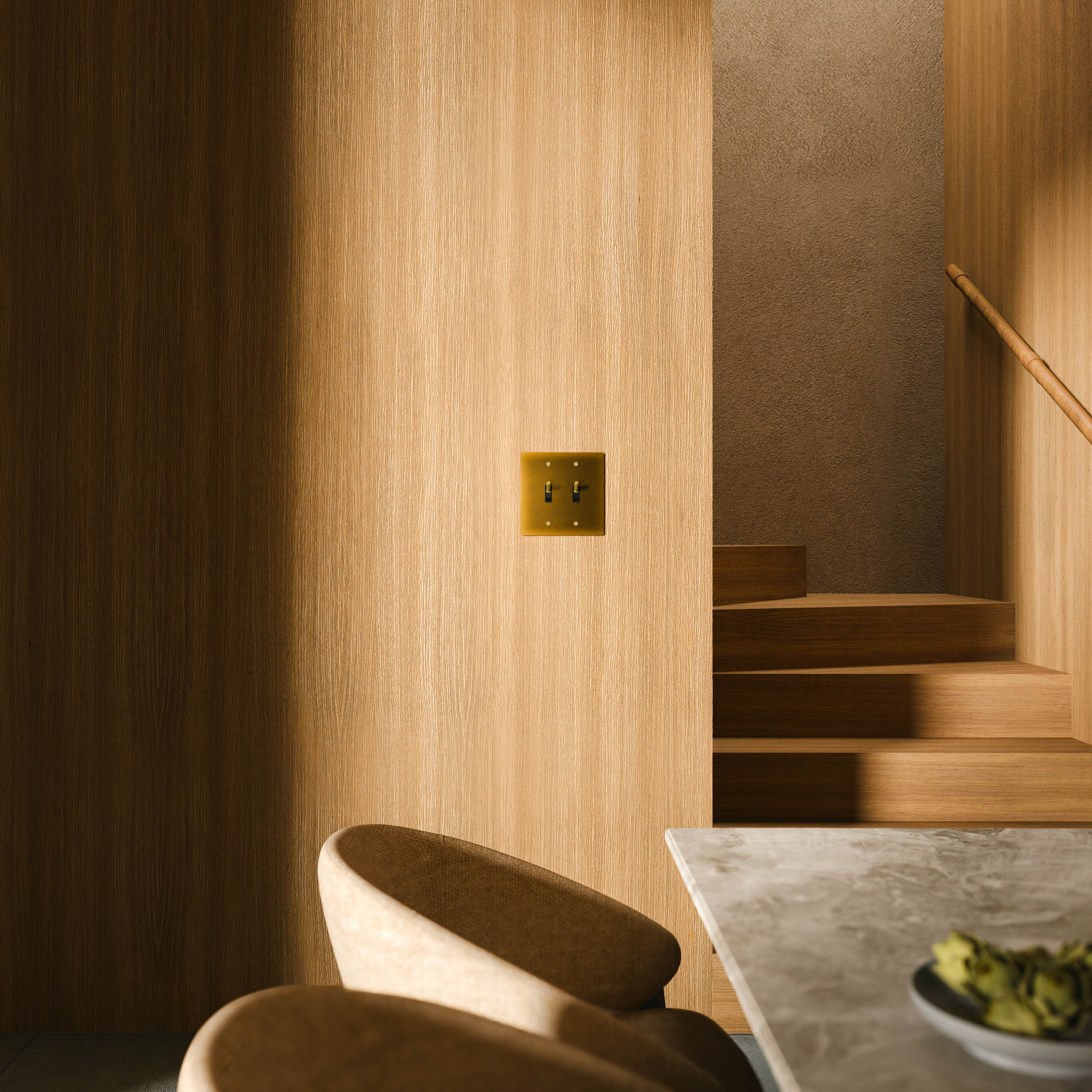 Luxe Messing Tuimelschakelaar Met Minimalistisch Design En Hoogwaardige Afwerking | Sansoti