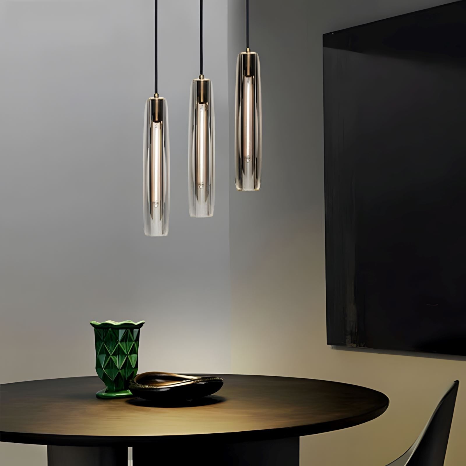 Post Moderne Messing Hanglamp Met K9 Kristal En Verstelbare Kabel | Sansoti