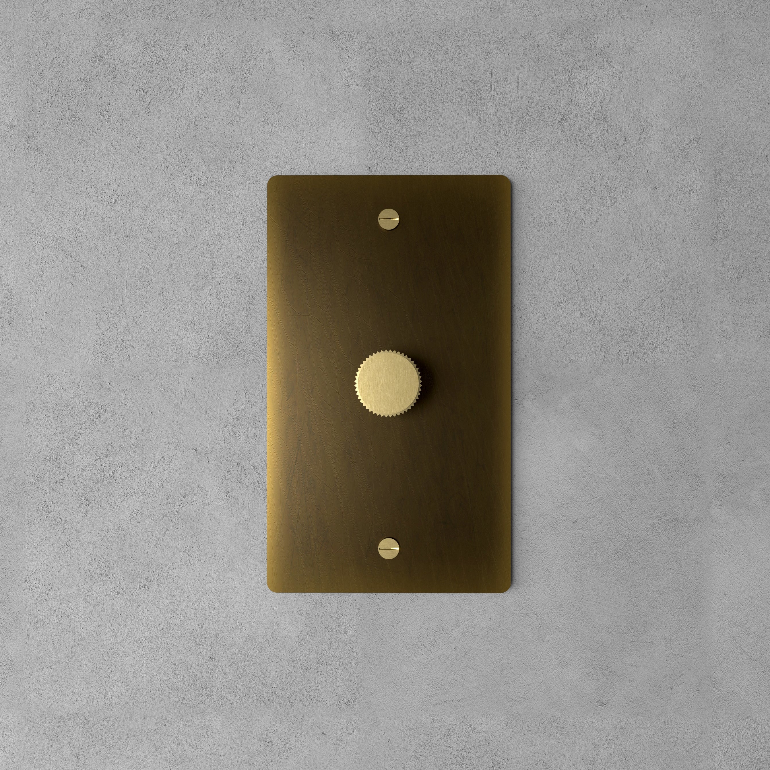 Luxe Messing Dimmer Schakelaar Met Draaiknop En Tijdloos Design | Sansoti